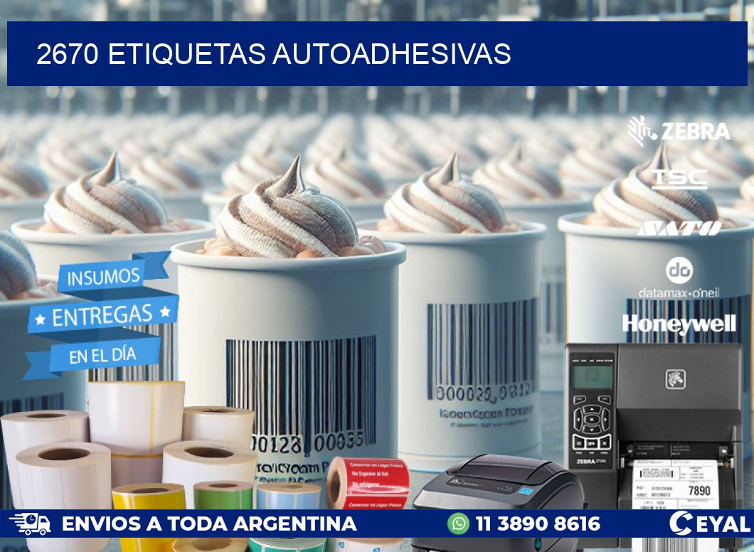 2670 ETIQUETAS AUTOADHESIVAS