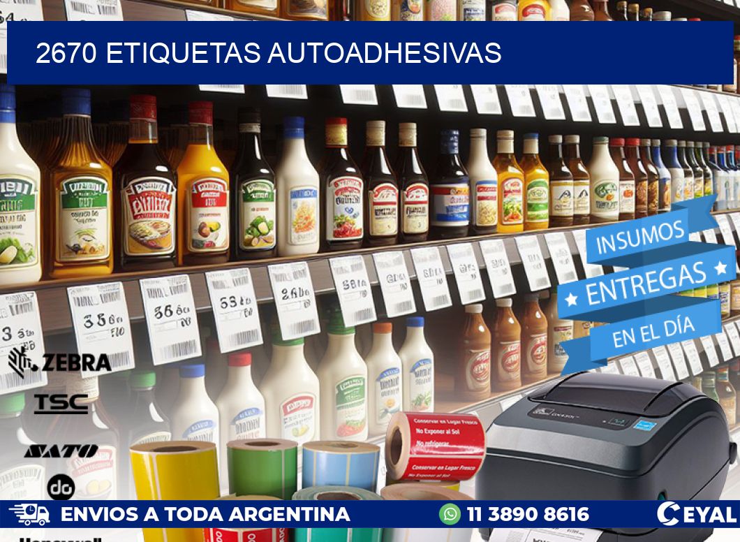 2670 ETIQUETAS AUTOADHESIVAS