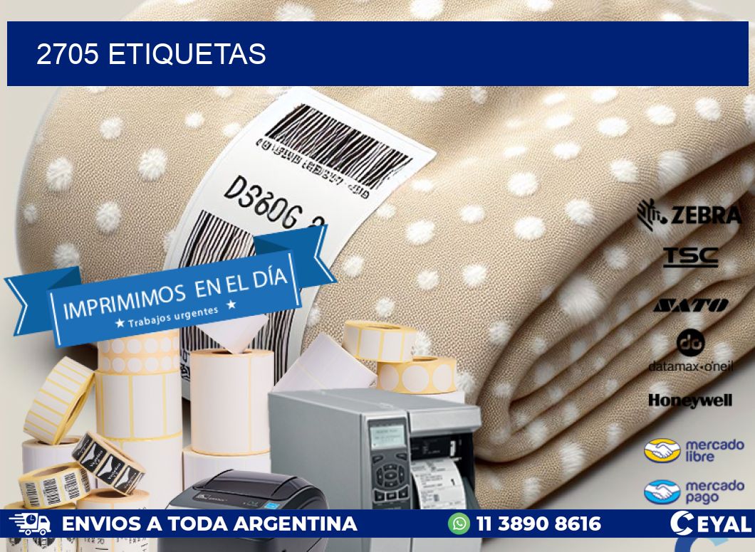 2705 ETIQUETAS