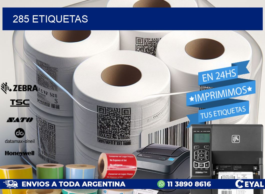 285 ETIQUETAS