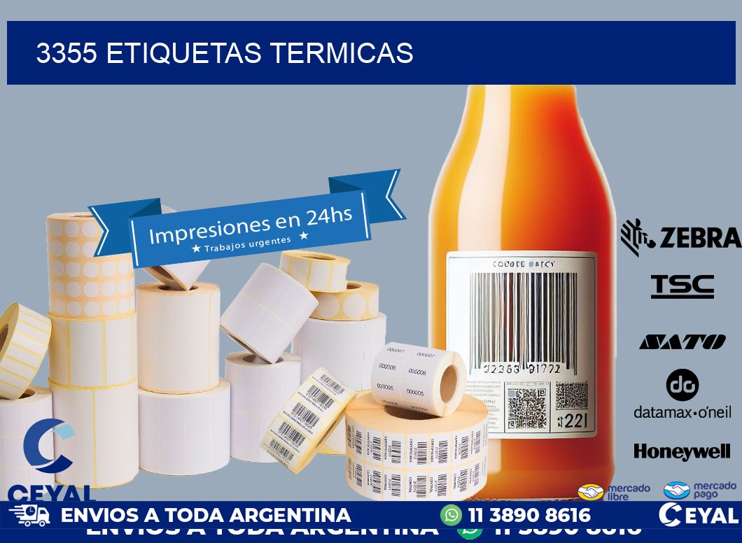 3355 ETIQUETAS TERMICAS
