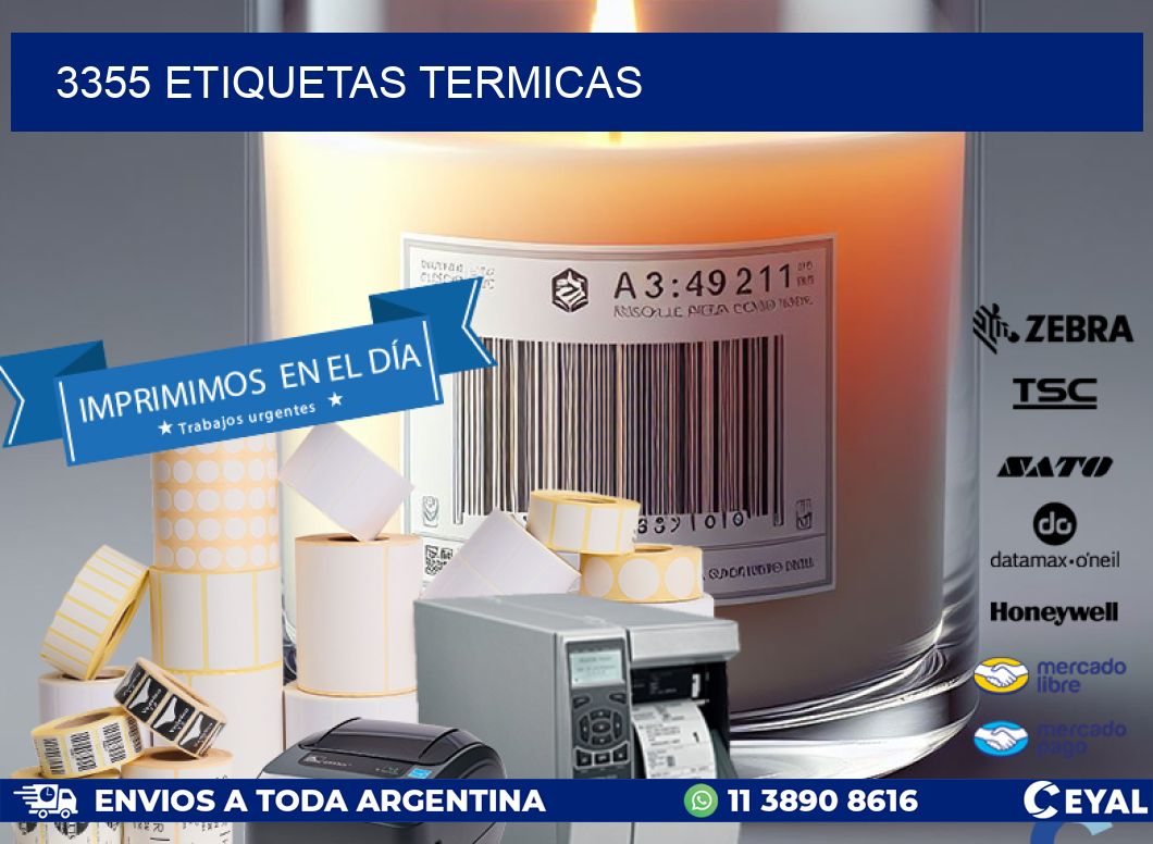 3355 ETIQUETAS TERMICAS