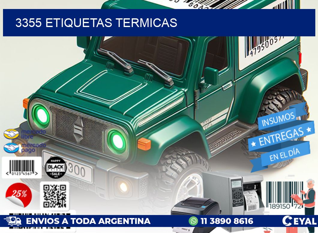3355 ETIQUETAS TERMICAS