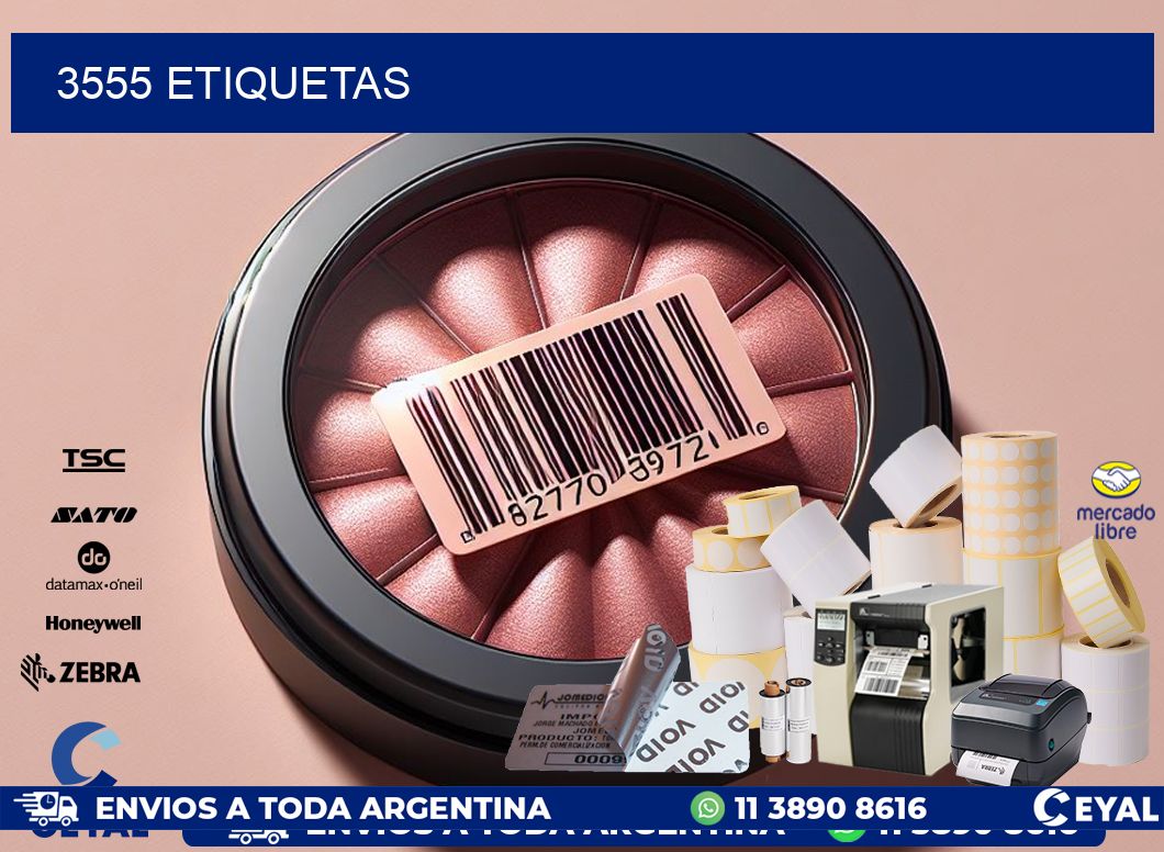 3555 ETIQUETAS