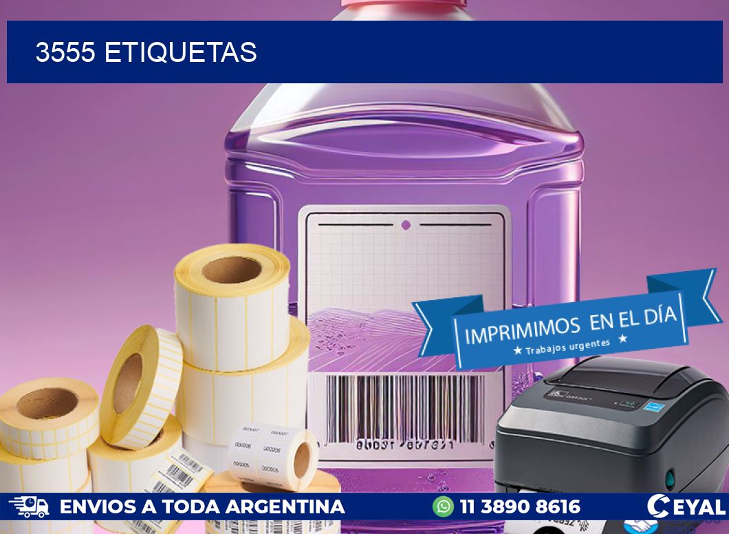 3555 ETIQUETAS