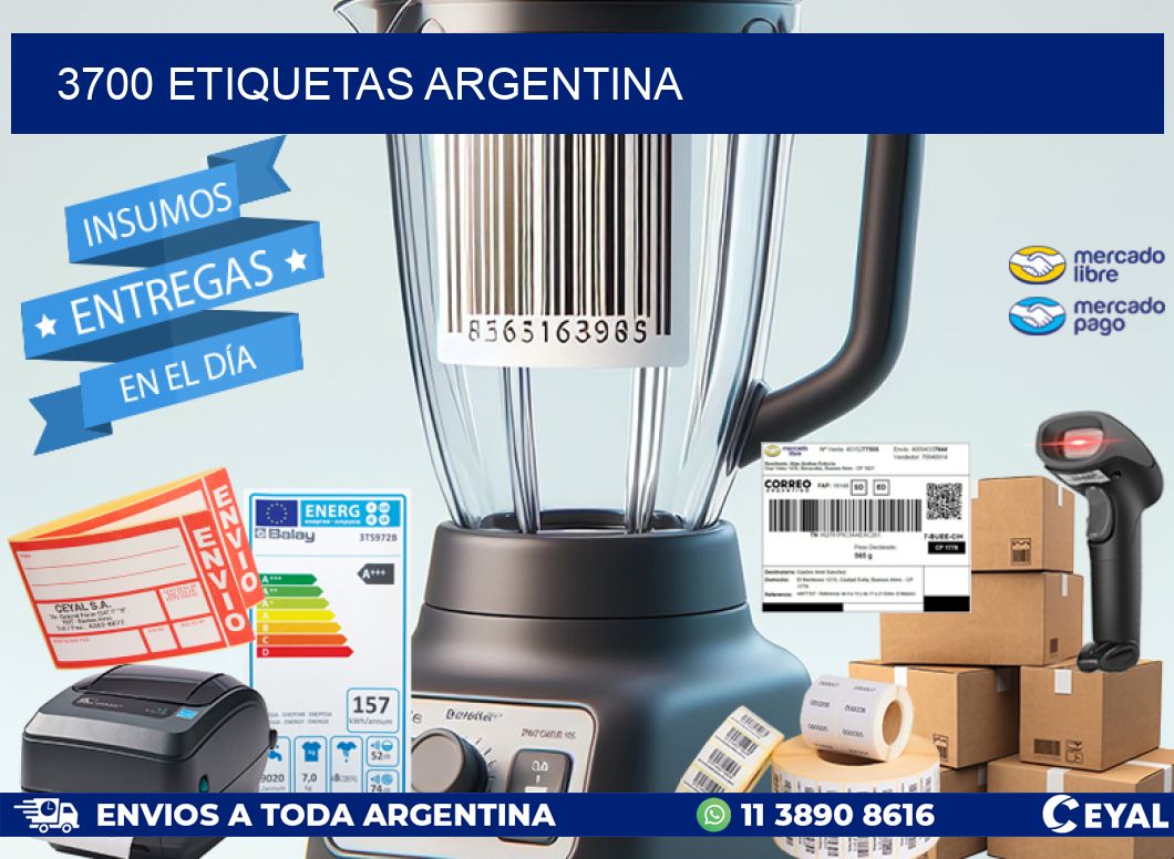 3700 ETIQUETAS ARGENTINA