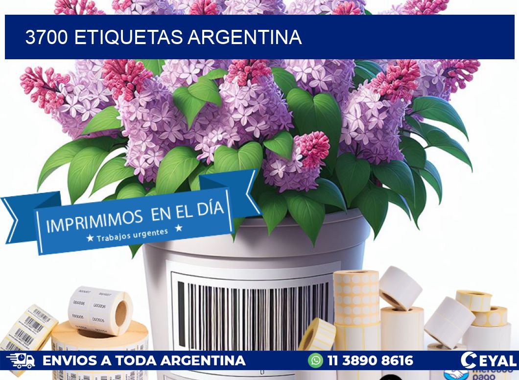 3700 ETIQUETAS ARGENTINA