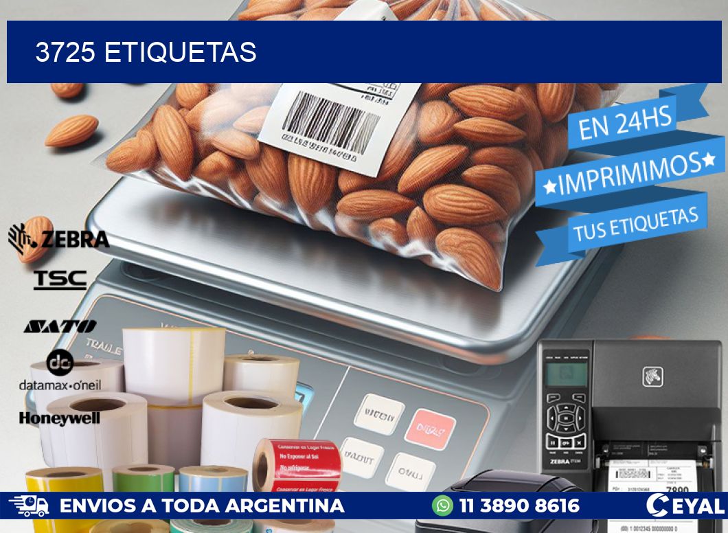3725 ETIQUETAS