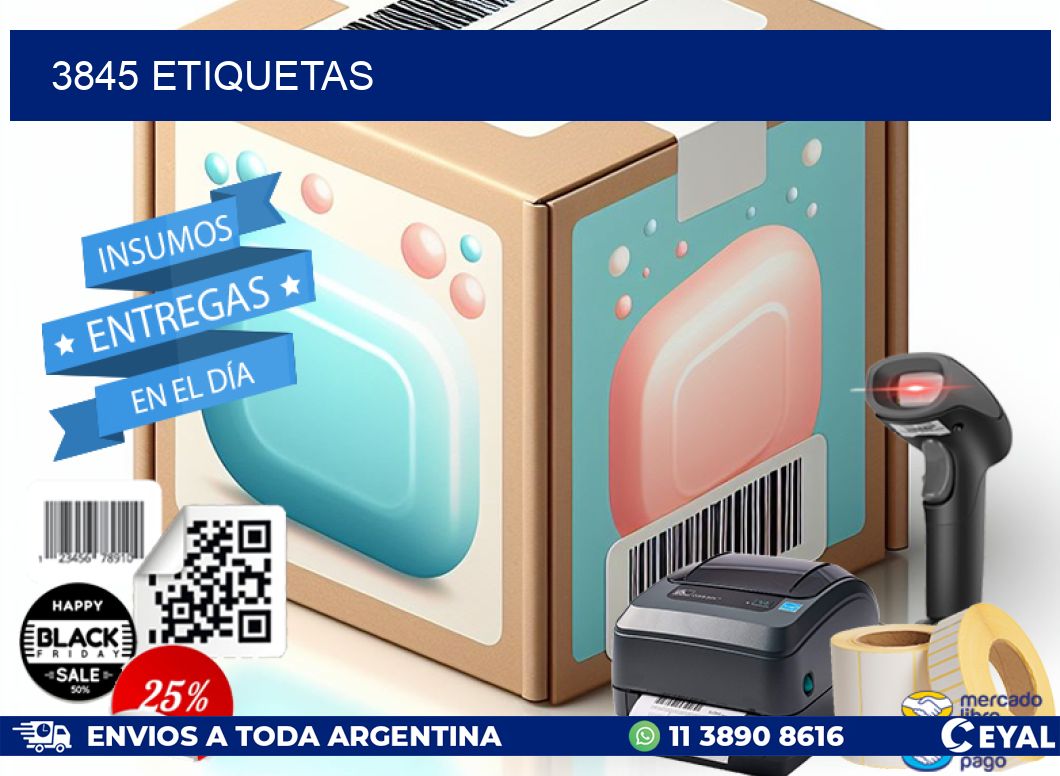 3845 ETIQUETAS