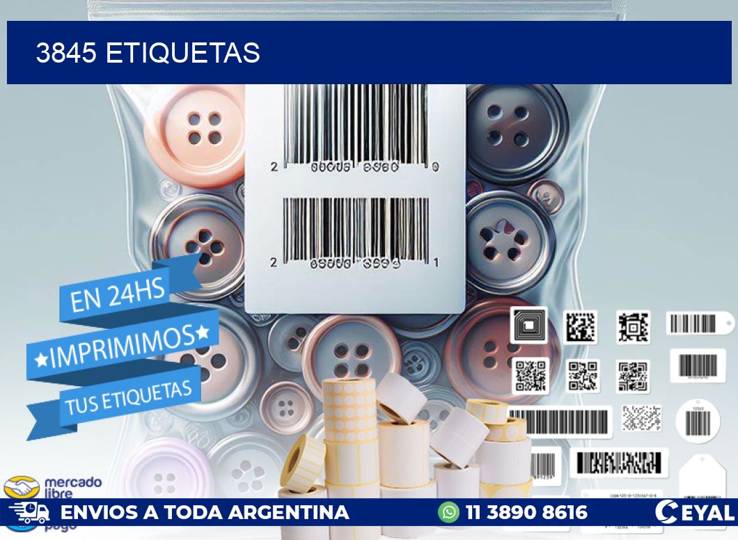 3845 ETIQUETAS