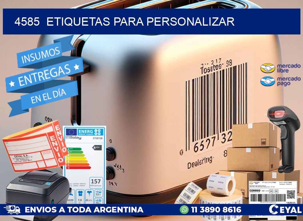 4585 ETIQUETAS PARA PERSONALIZAR