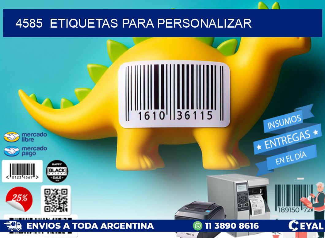 4585 ETIQUETAS PARA PERSONALIZAR