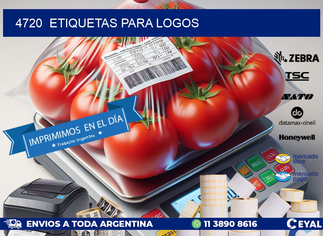 4720  ETIQUETAS PARA LOGOS