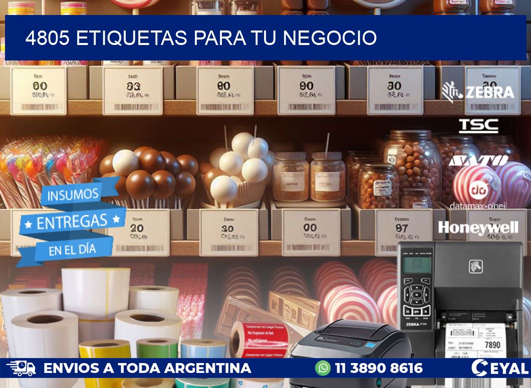 4805 ETIQUETAS PARA TU NEGOCIO