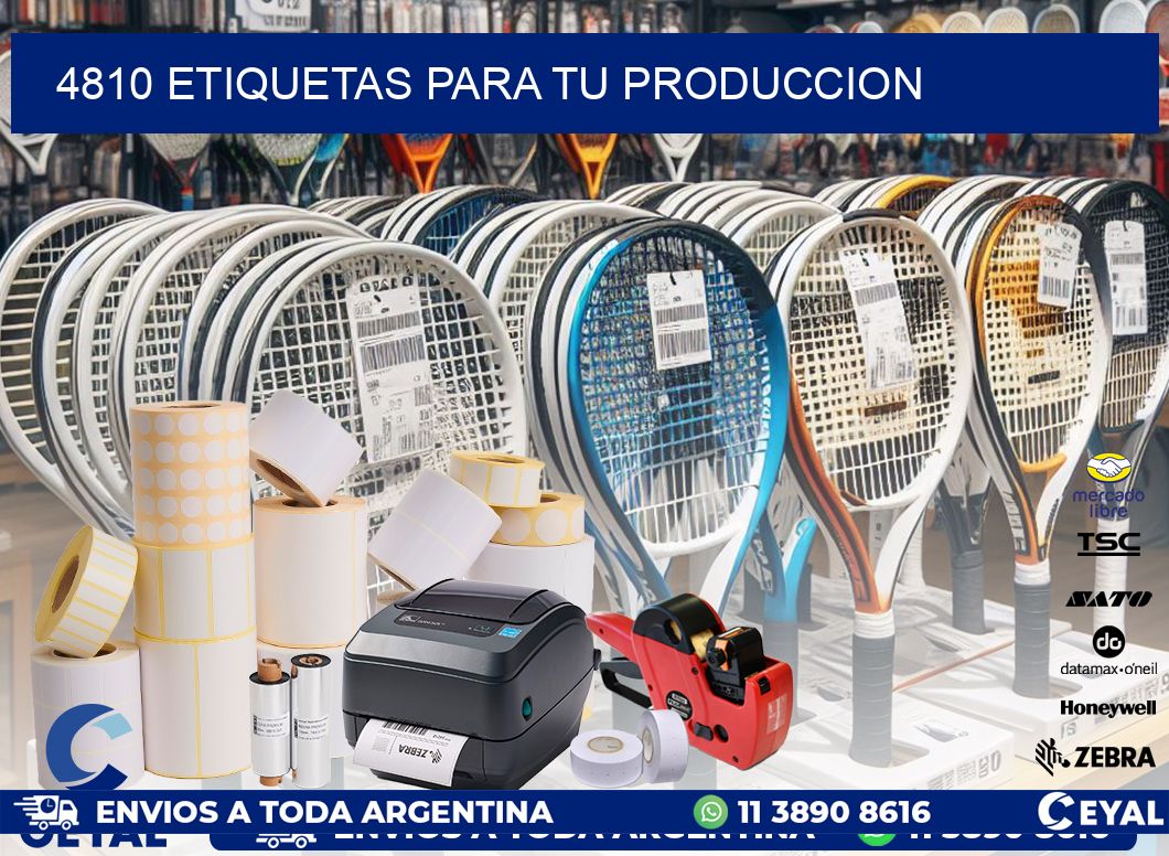 4810 ETIQUETAS PARA TU PRODUCCION