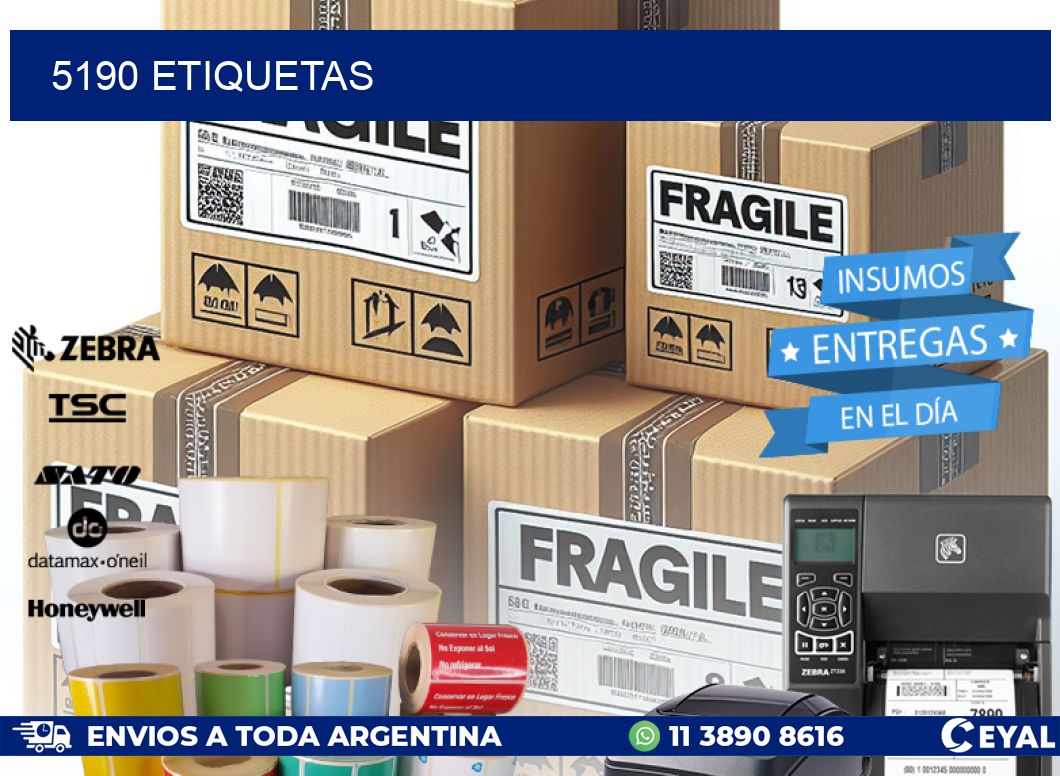 5190 ETIQUETAS