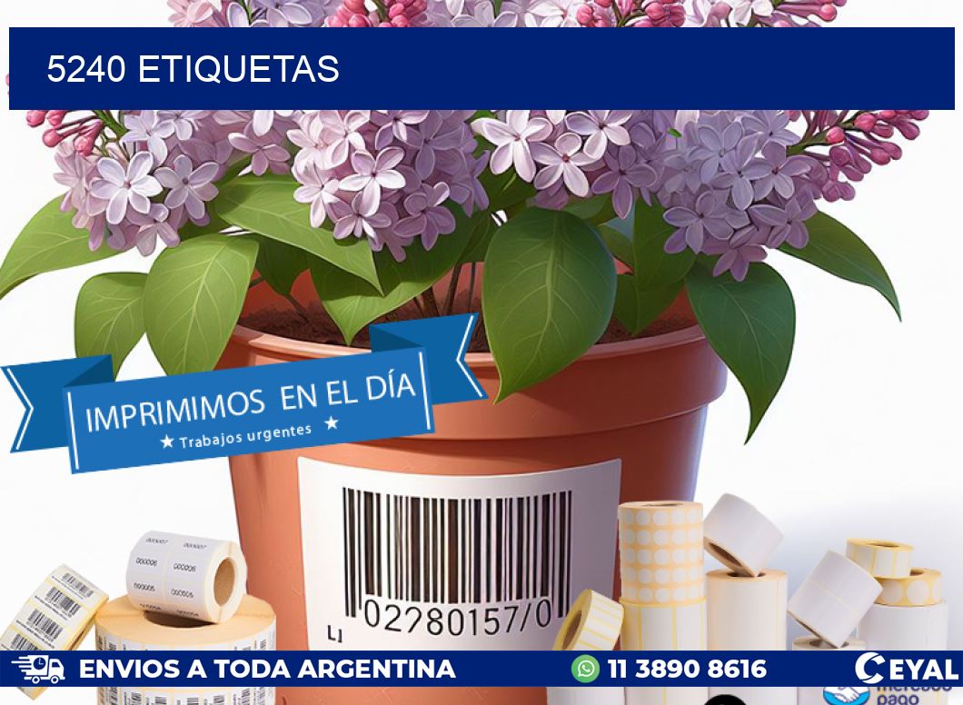 5240 ETIQUETAS