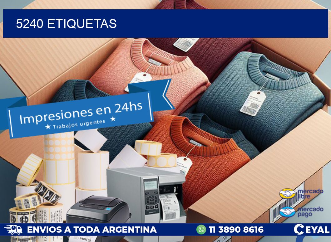 5240 ETIQUETAS