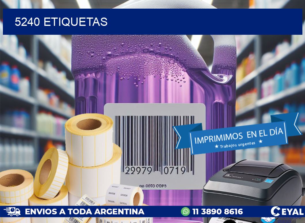 5240 ETIQUETAS