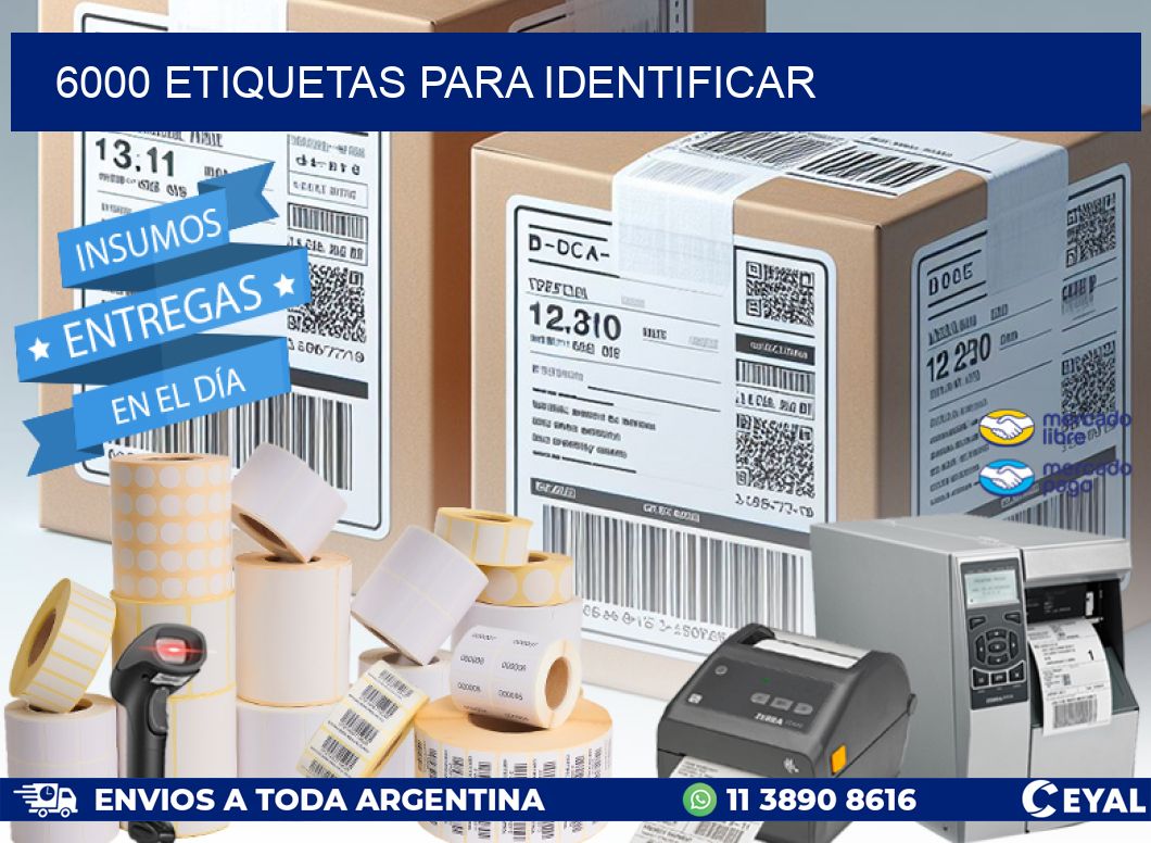 6000 ETIQUETAS PARA IDENTIFICAR