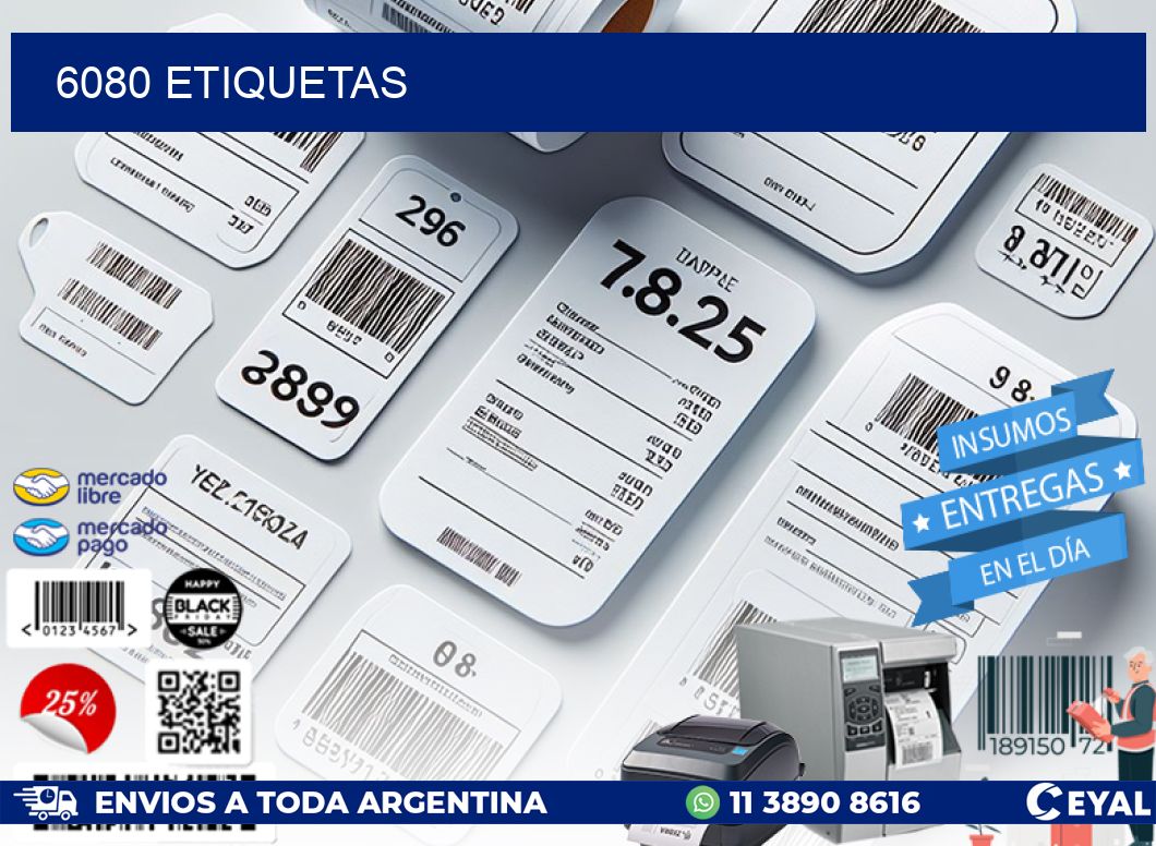 6080 ETIQUETAS