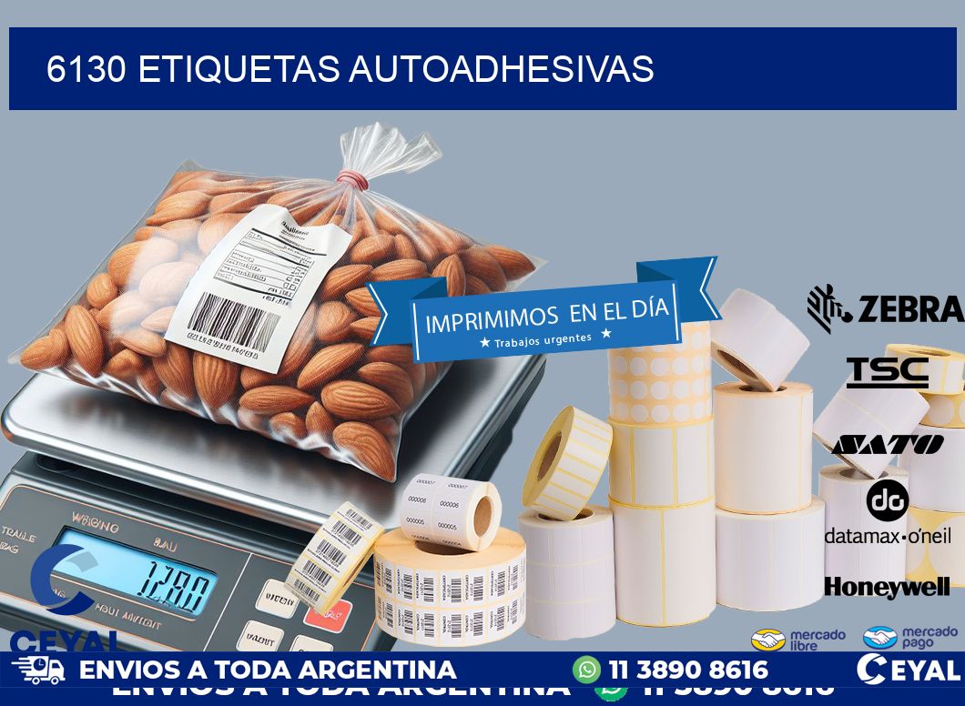 6130 ETIQUETAS AUTOADHESIVAS