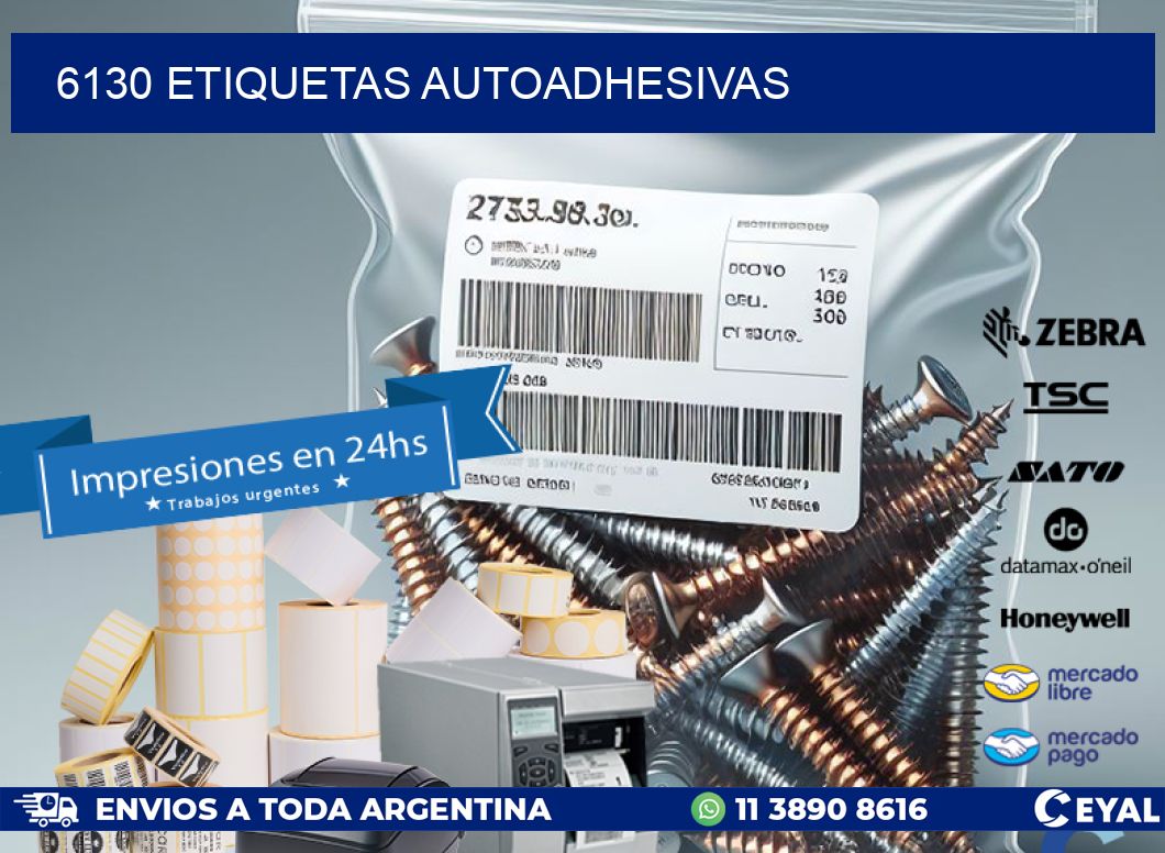 6130 ETIQUETAS AUTOADHESIVAS