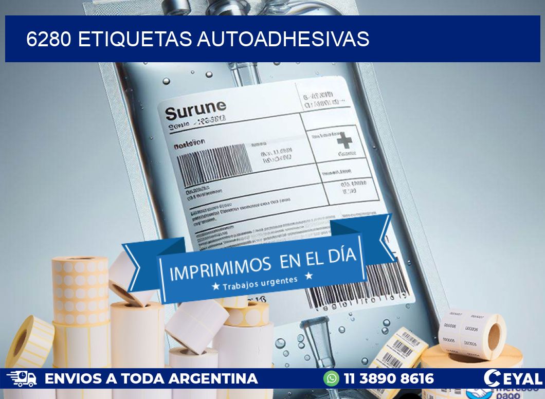 6280 ETIQUETAS AUTOADHESIVAS