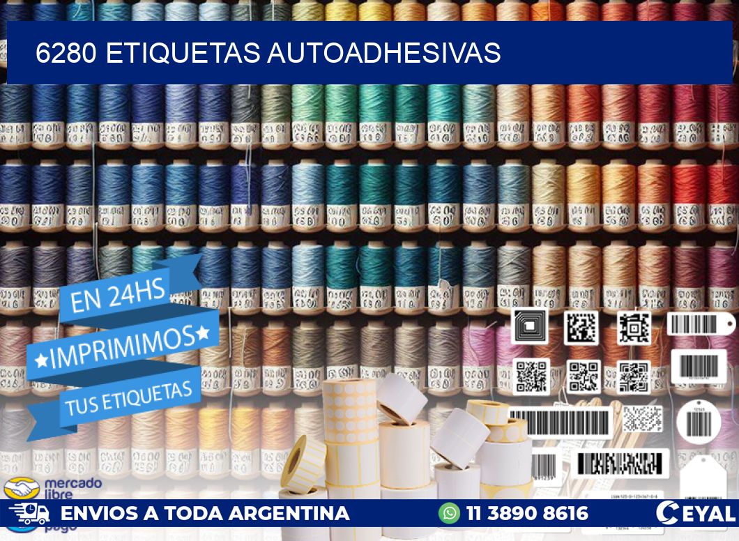 6280 ETIQUETAS AUTOADHESIVAS