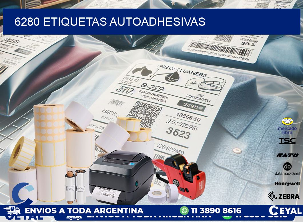 6280 ETIQUETAS AUTOADHESIVAS