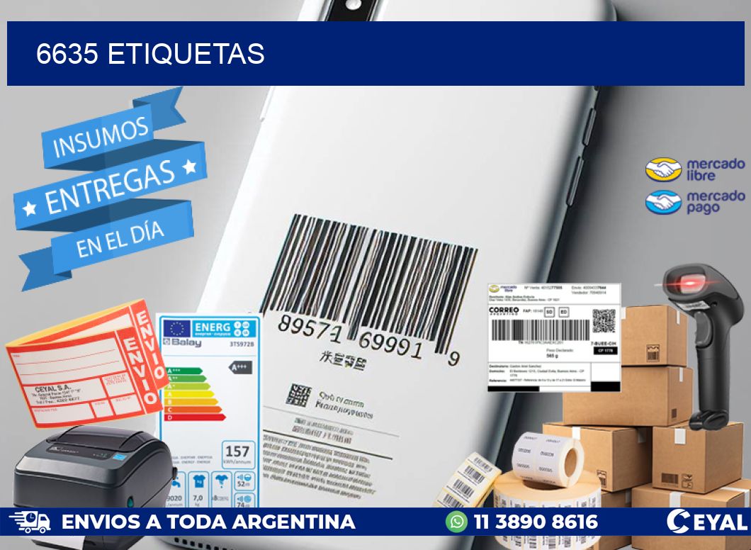 6635 ETIQUETAS