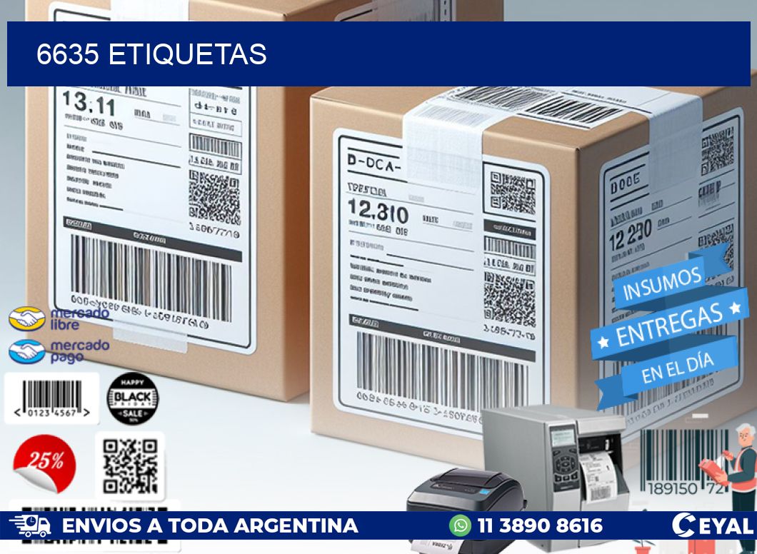 6635 ETIQUETAS