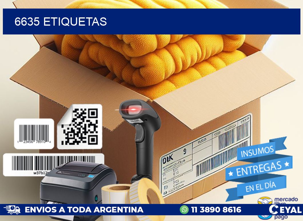 6635 ETIQUETAS