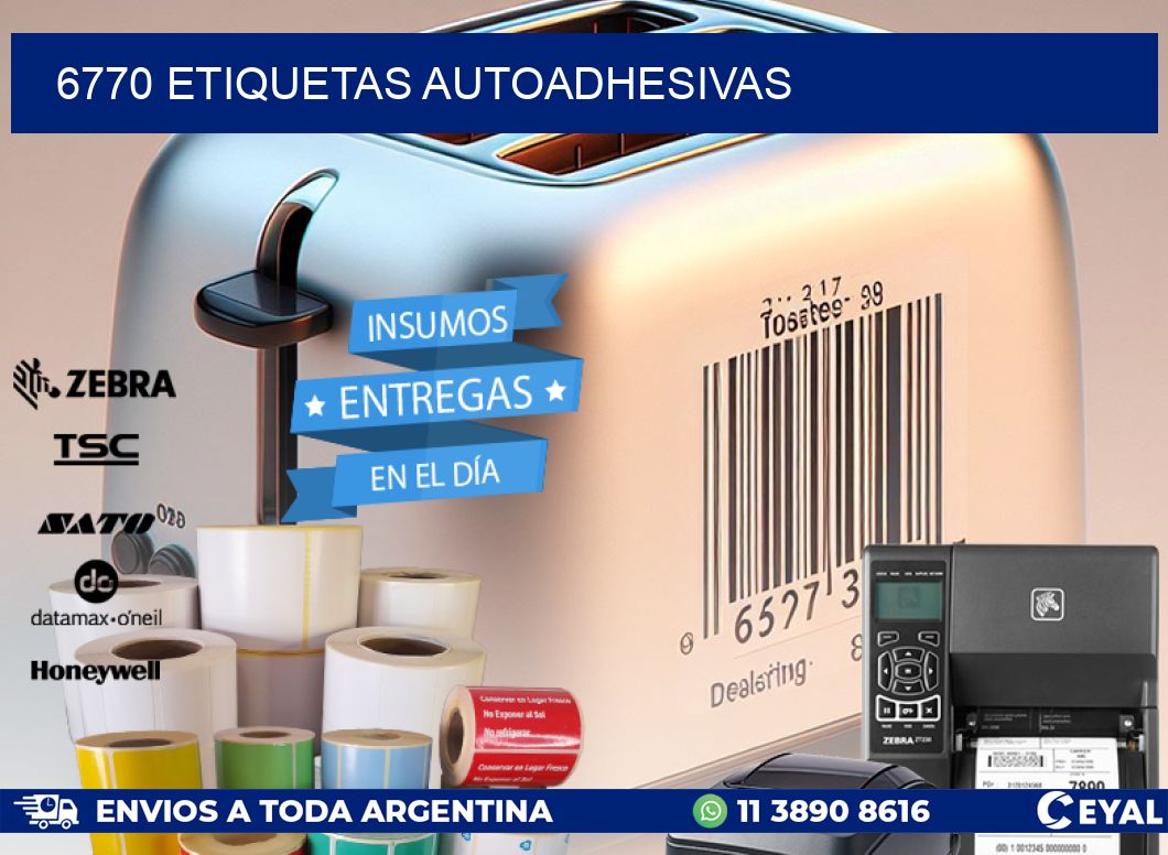6770 ETIQUETAS AUTOADHESIVAS