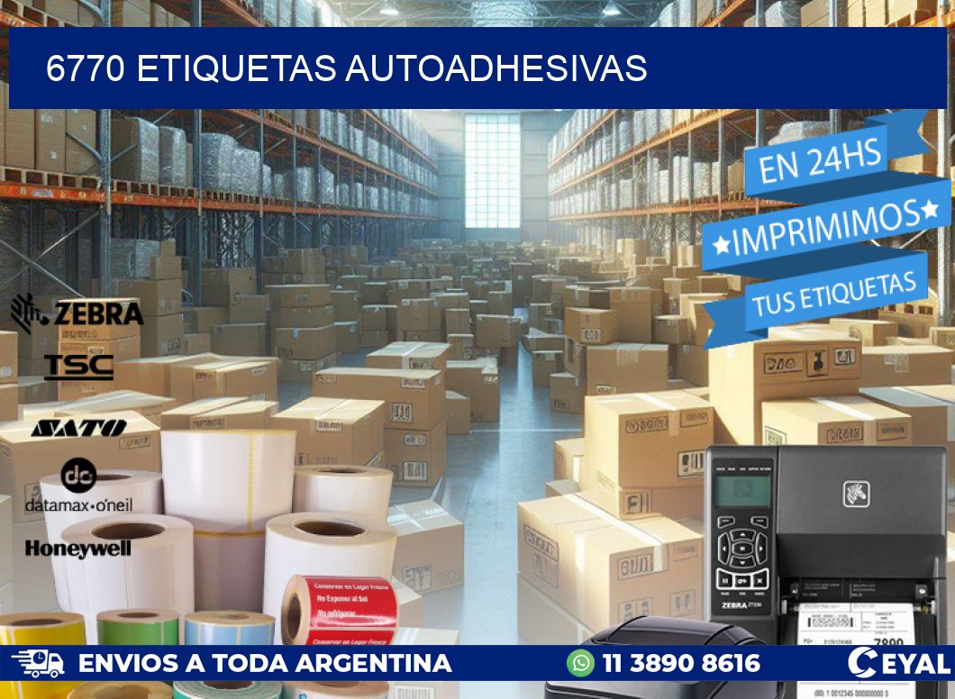 6770 ETIQUETAS AUTOADHESIVAS