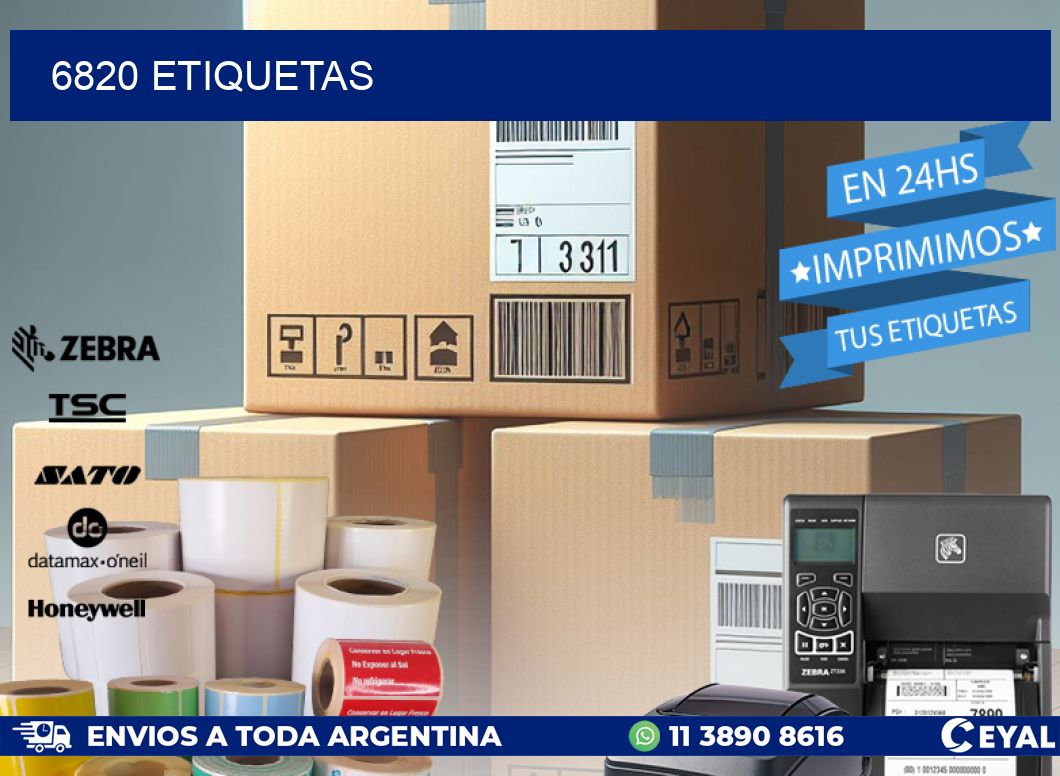 6820 ETIQUETAS