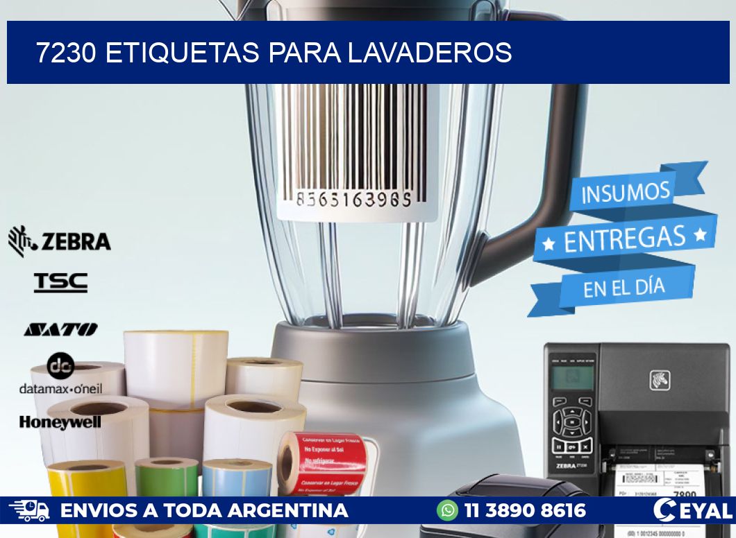 7230 ETIQUETAS PARA LAVADEROS