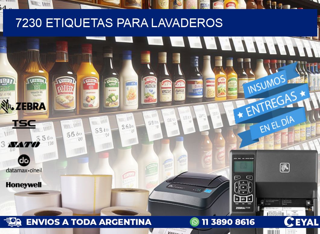 7230 ETIQUETAS PARA LAVADEROS