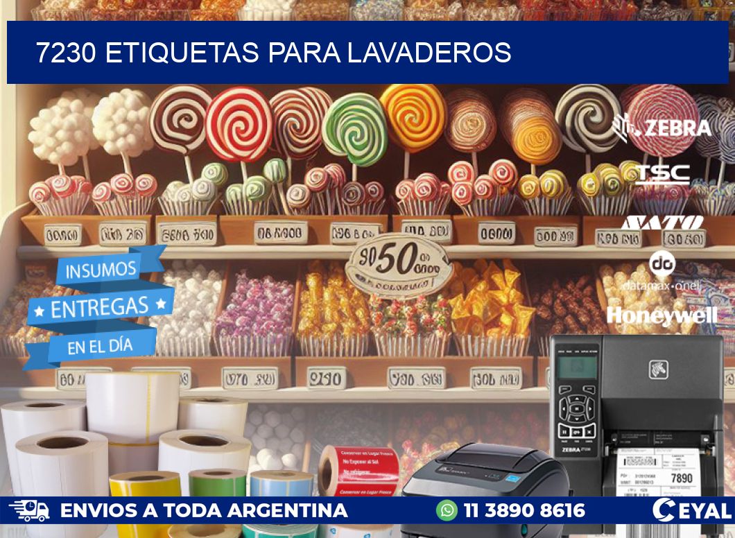 7230 ETIQUETAS PARA LAVADEROS