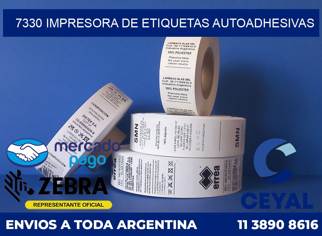 7330 IMPRESORA DE ETIQUETAS AUTOADHESIVAS