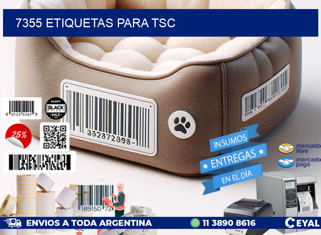 7355 ETIQUETAS PARA TSC