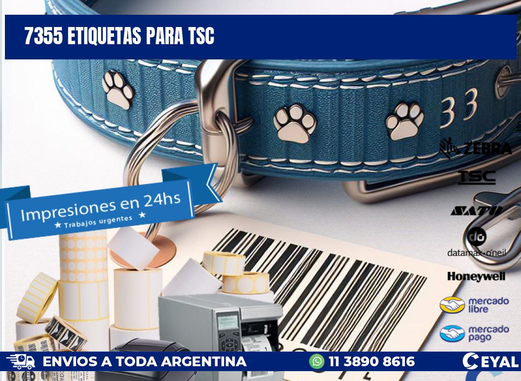 7355 ETIQUETAS PARA TSC