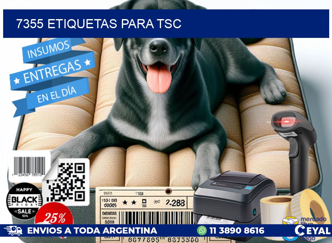 7355 ETIQUETAS PARA TSC