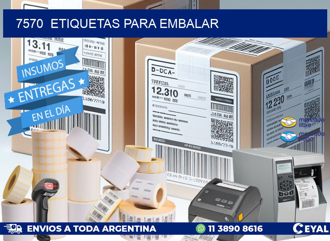 7570 ETIQUETAS PARA EMBALAR