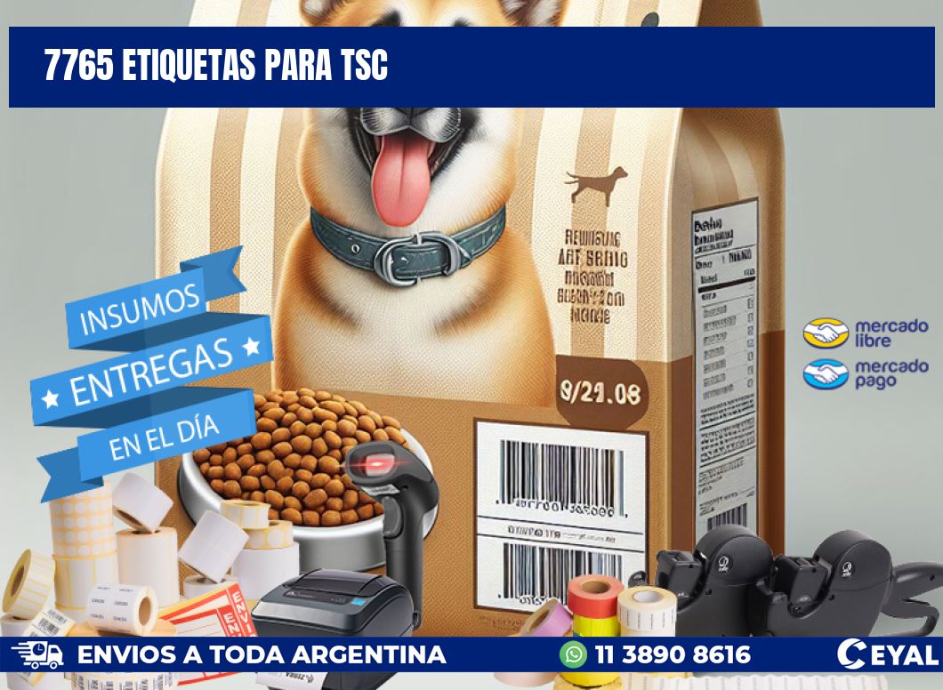 7765 ETIQUETAS PARA TSC