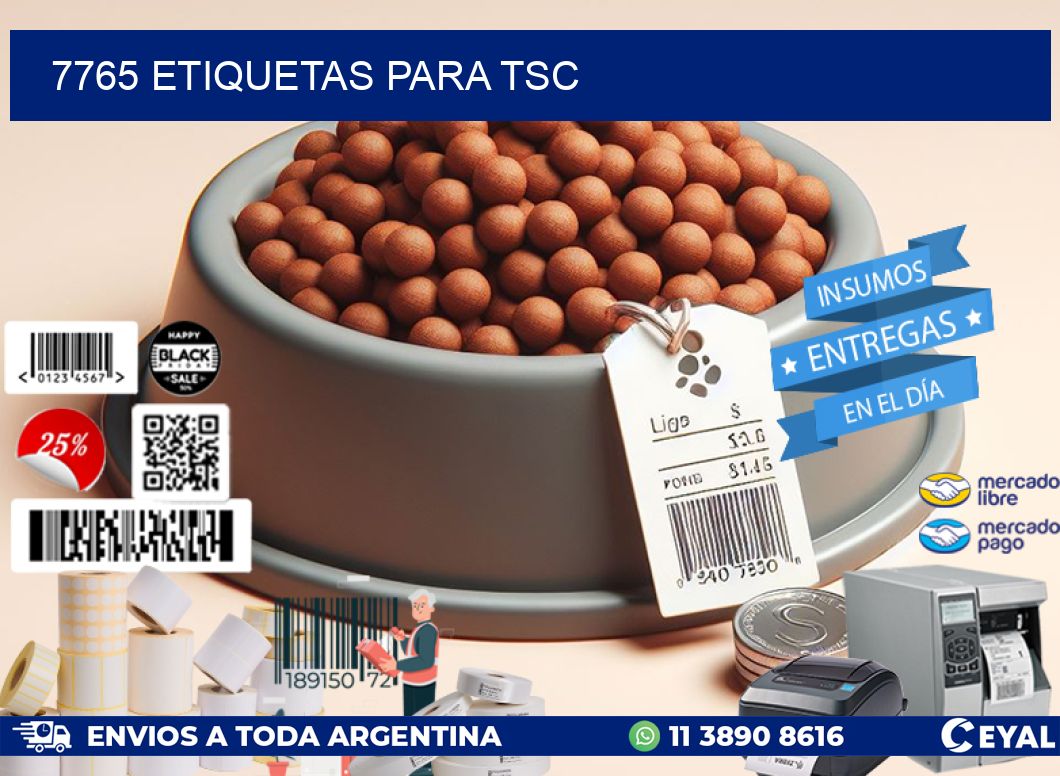 7765 ETIQUETAS PARA TSC