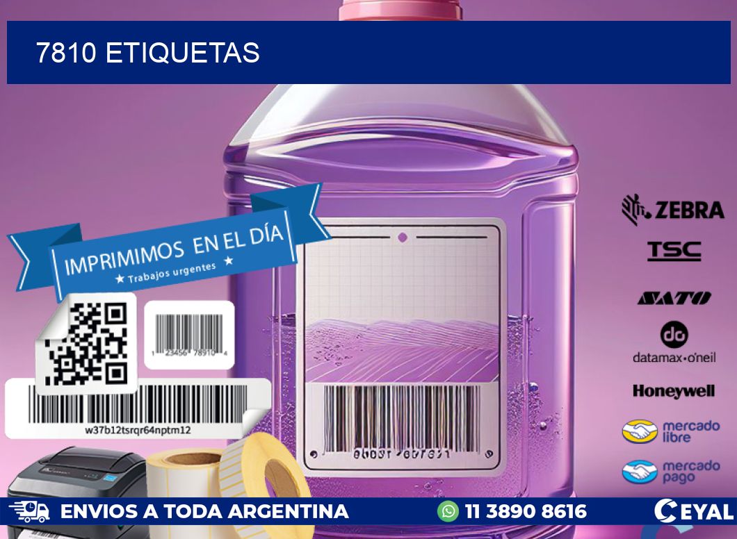 7810 ETIQUETAS