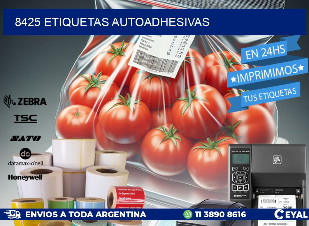 8425 ETIQUETAS AUTOADHESIVAS
