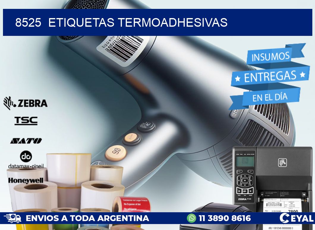 8525 ETIQUETAS TERMOADHESIVAS