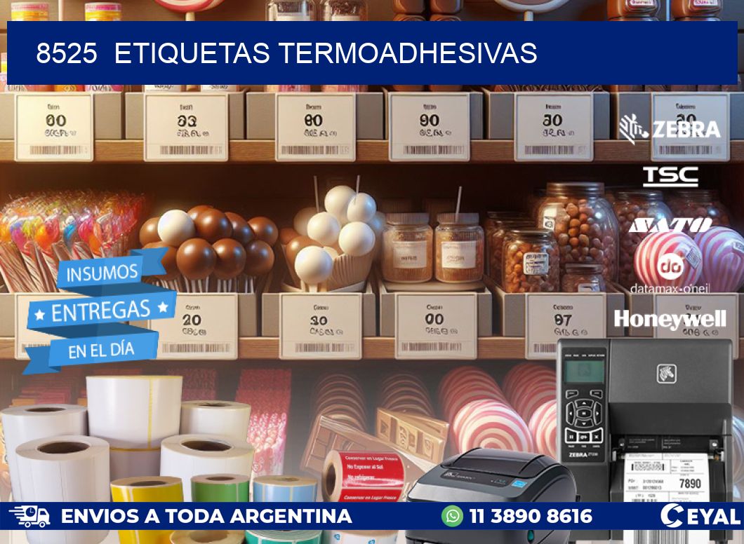 8525 ETIQUETAS TERMOADHESIVAS